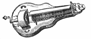 A hurdy-gurdy
