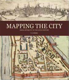 Front cover of Mapping the City by C J Schüler, with historic maps